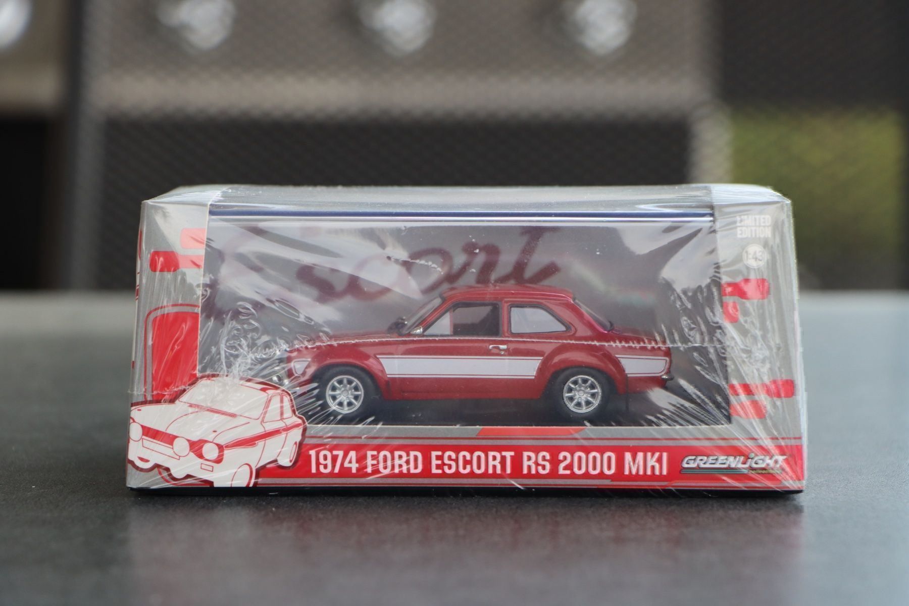 Ford Modellini d'auto: Ford Escort RS 2000 MK1 1:43 Greenlight – Nuovo e nell'imballaggio originale da Bühl b.Aarberg venduto da modelldiecast