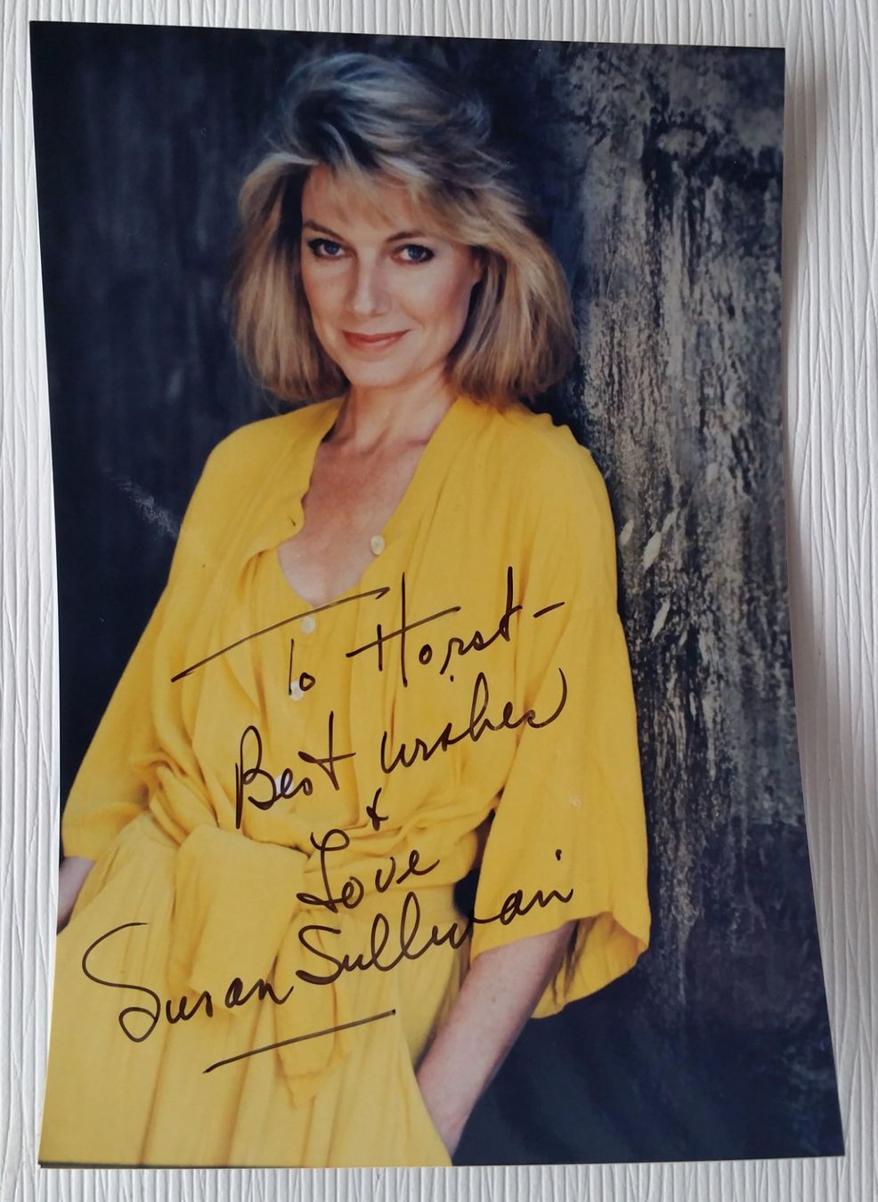 Autografi: Susan Sullivan, signiertes Original-Autogramm, 1992 – Usato da Oberriet SG venduto da ganesh435