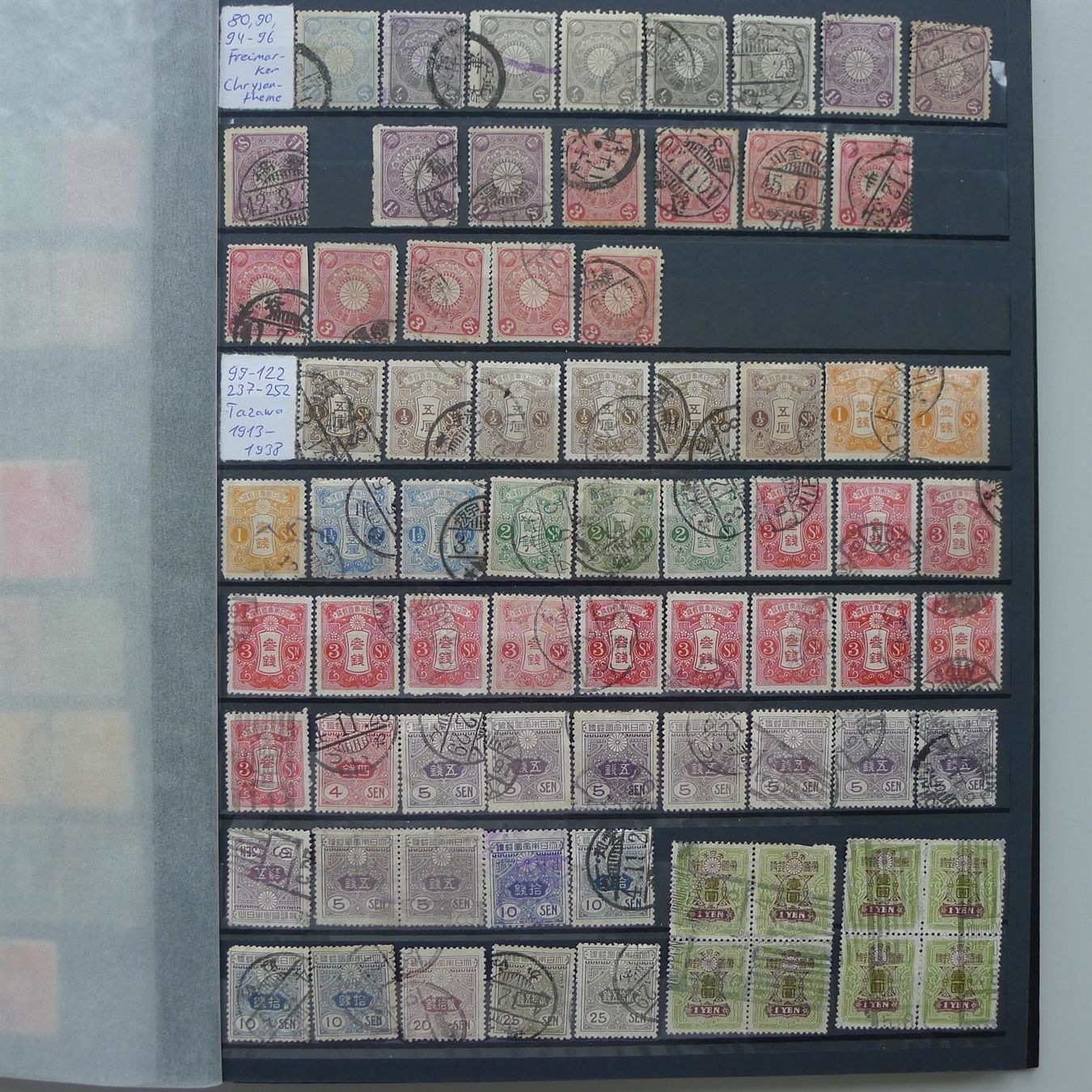 Alle Briefmarken: Naher "OSTEN" Sammlung mit CHINA + JAPAN ! – Gebraucht aus Sursee von Luzernerraute 6