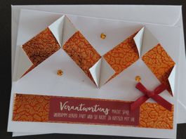 Handgemachte Karte "Verantwortung" 🧡 neu! 👍