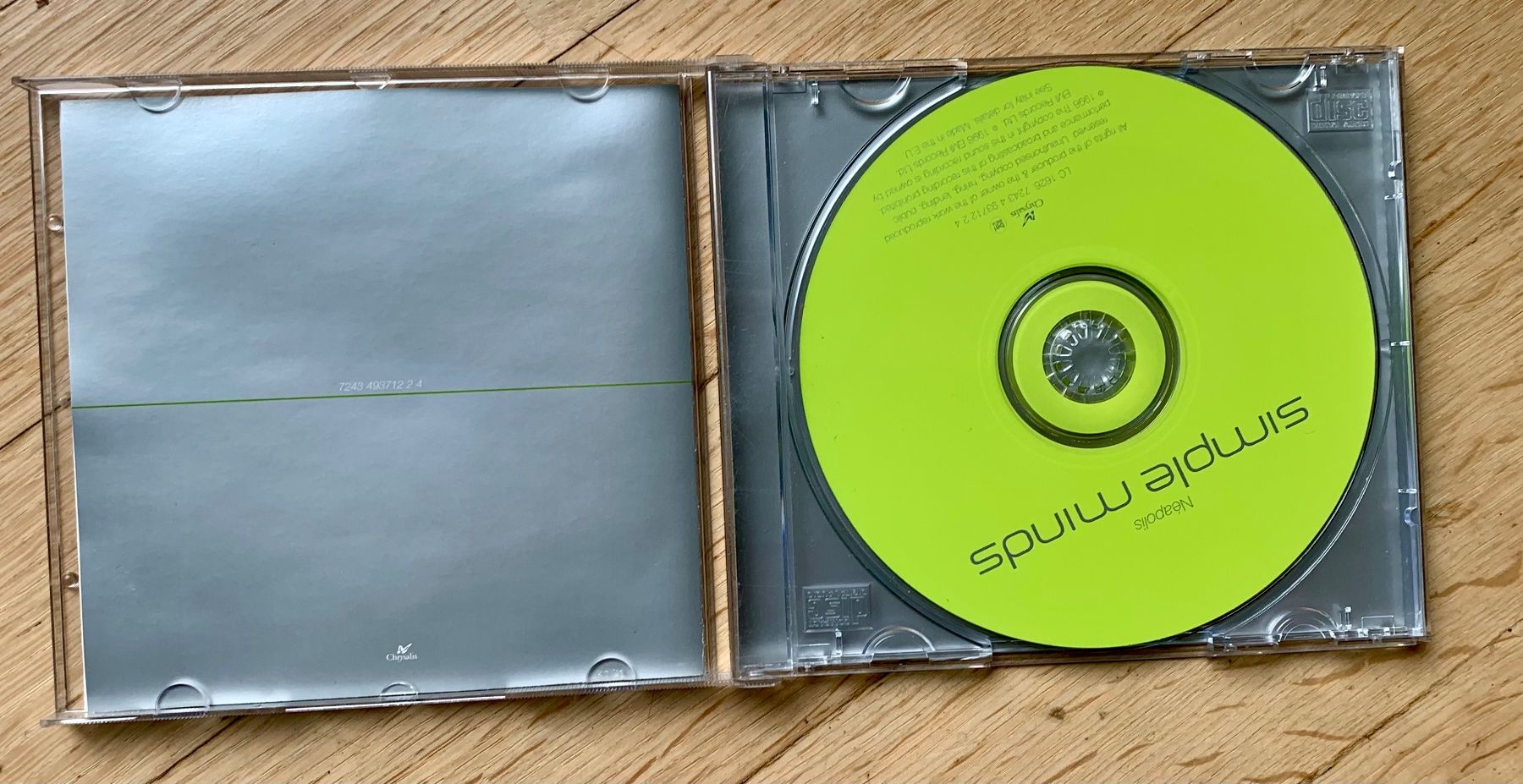 CD: Simple Minds Neapolis – Usato da Zürich venduto da Fieber 1