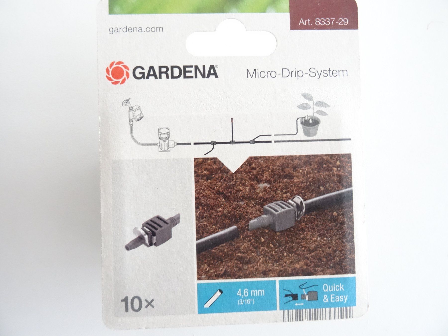 Giocattoli: Gardena 8337-29 Micro-Drip-System Verbinder – Nuovo e nell'imballaggio originale da Hochdorf venduto da Teger02 1