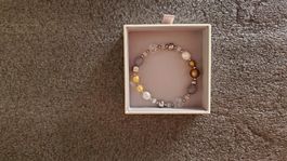 Edles Glas Perlen Armband Leonardo