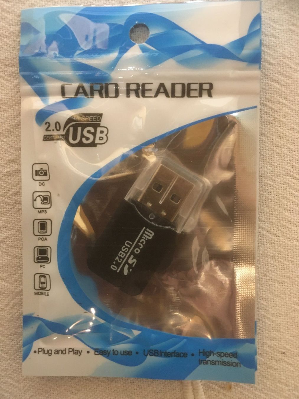 Lettori di schede: Card Reader USB 2.0 Schwarz – Nuovo e nell'imballaggio originale da Marbach LU venduto da Hoheduene