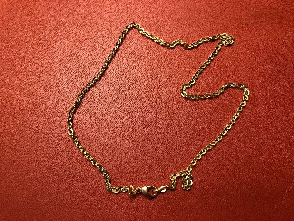 Catenine: Elegante und edle Damenkette aus 18 Karat Gelbgold Au 750 – Usato da Bern venduto da bombich 2
