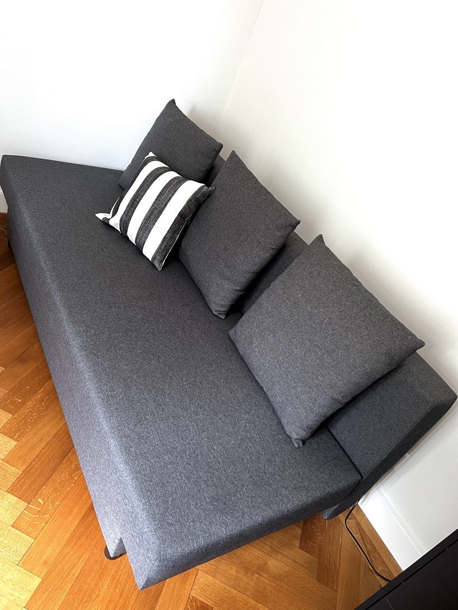 Divani: IKEA Bettsofa ASARUM 3-er Grau Sofa 191cm – Nuovo (secondo la descrizione) da Schaffhausen venduto da vandemonian 8