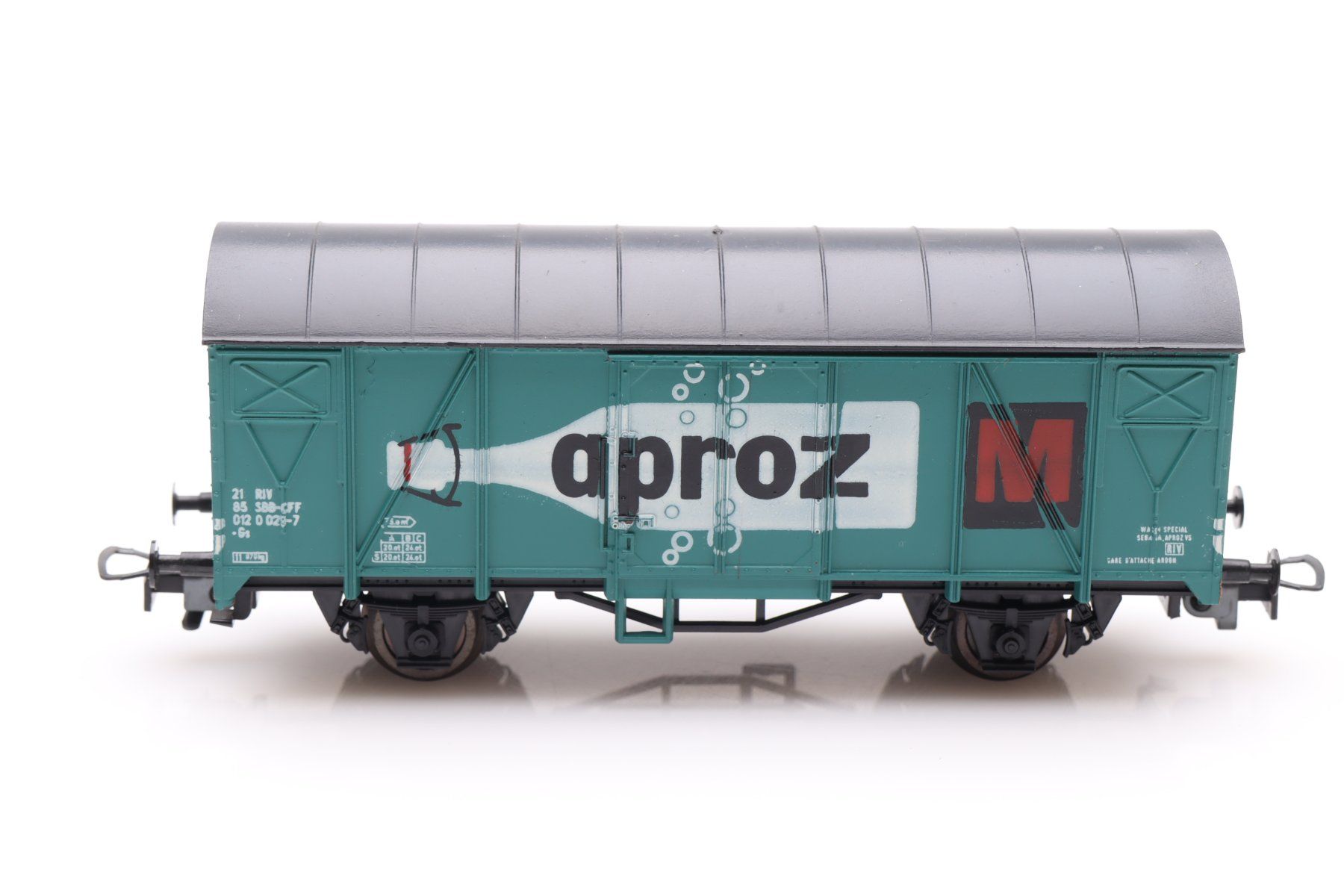 Liliput Modellini di ferrovie: 4x Liliput Güterwagen, H0 – Usato da Ried (Muotathal) venduto da Modellbahn.swiss 6