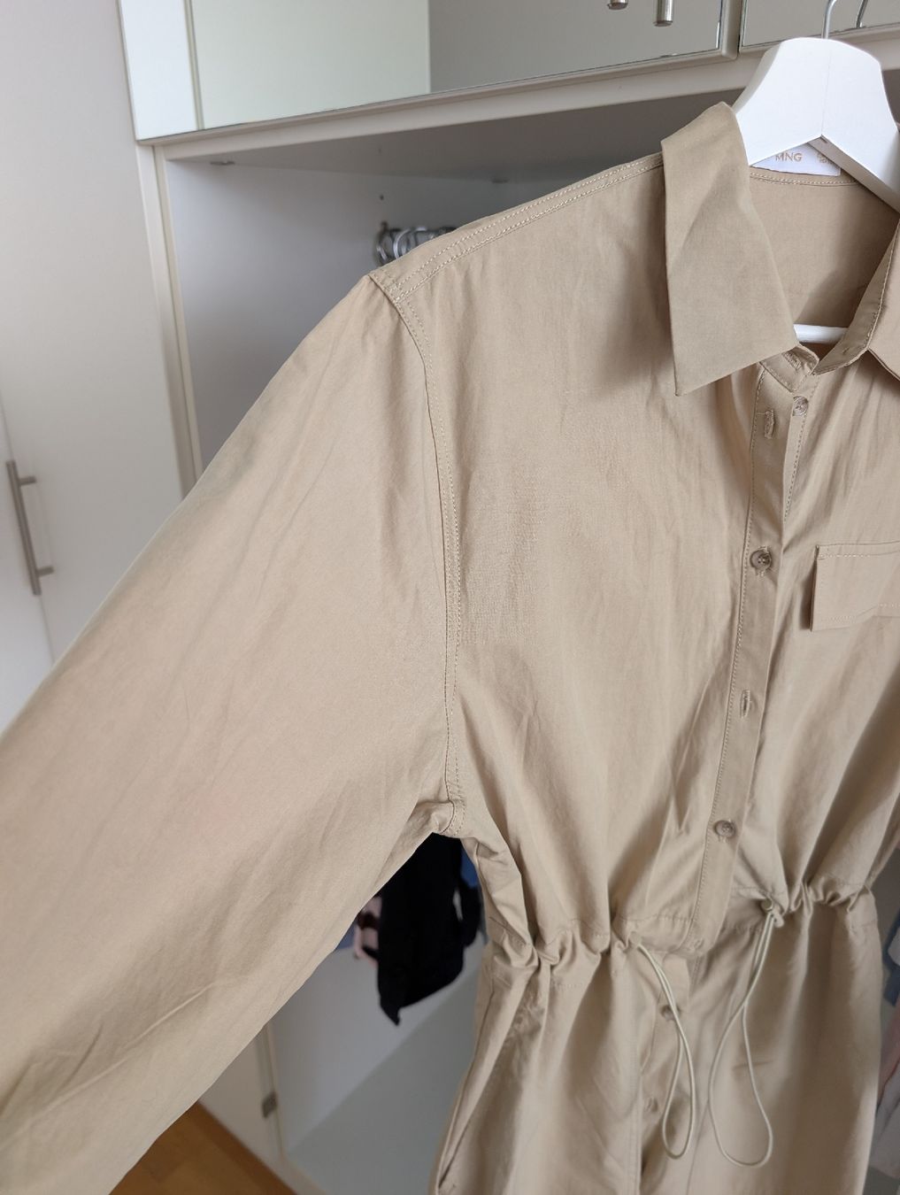 Mango Tute: Mango cotton jumpsuit beige in size XS – Nuovo (secondo la descrizione) da Wilen b. Wollerau venduto da Amessa 2