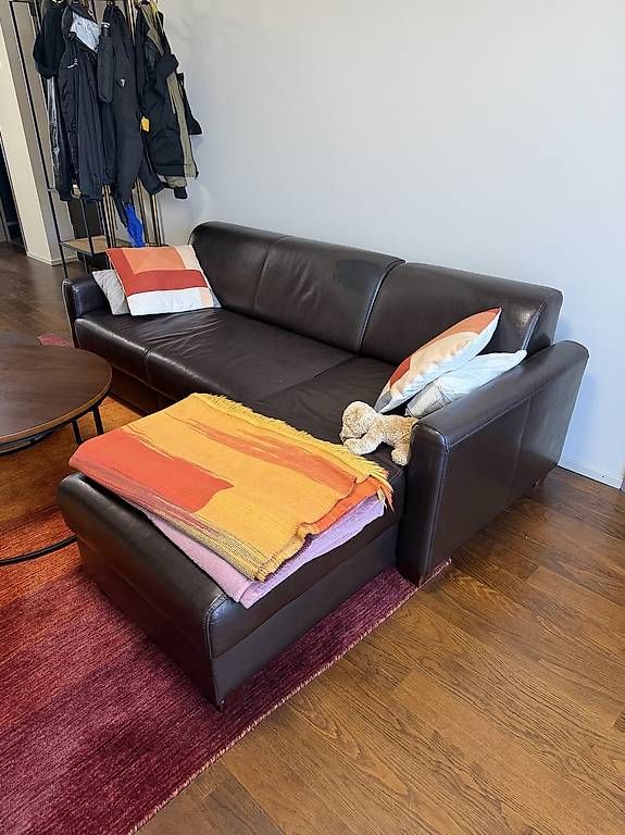 Sofas: Super schöne Ledercouch mit Schlaffunktion  – Gebraucht aus Zürich von zurichero 1
