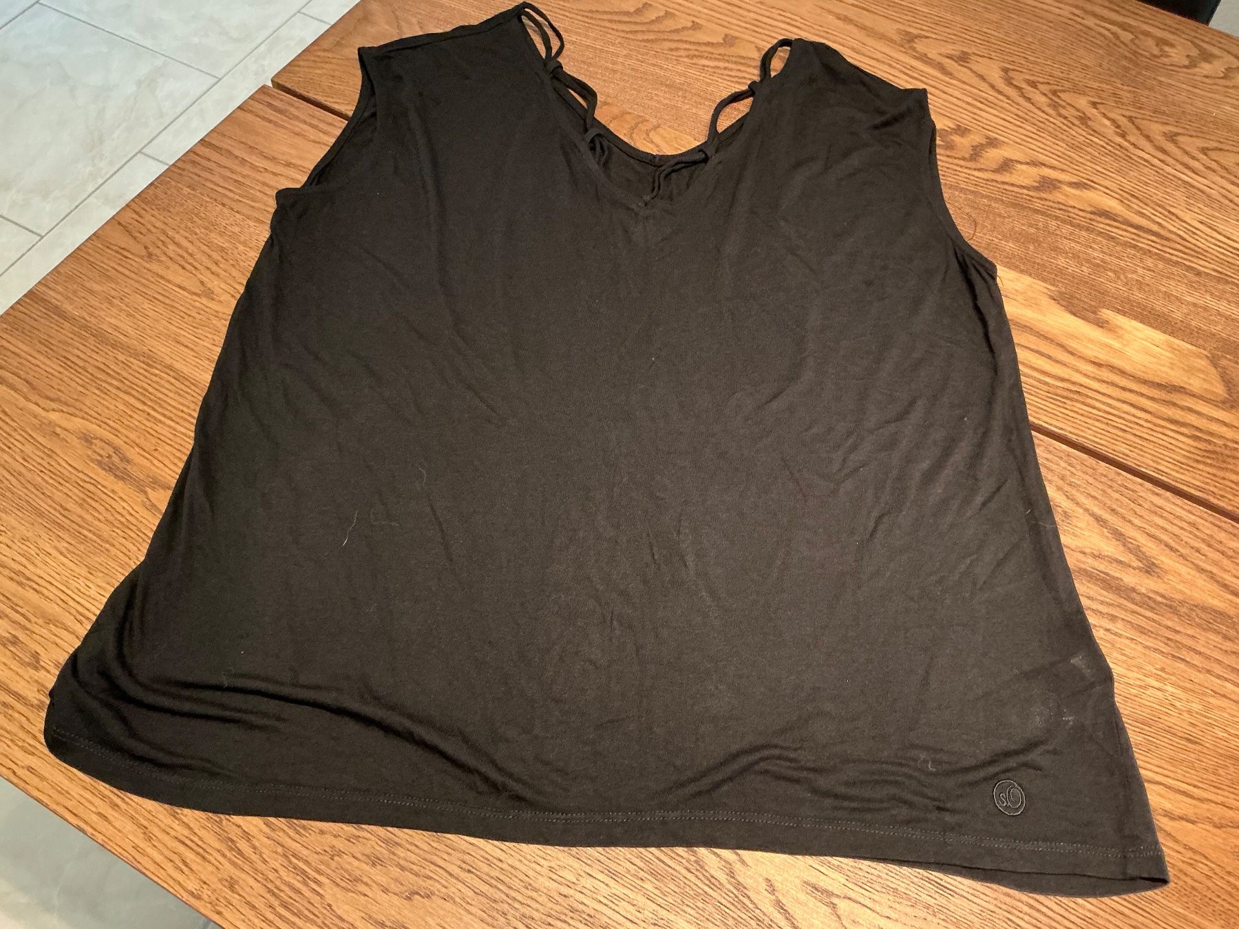 Top: Schwarzes Sommertop Gr. L luftig leicht, sOliver – Usato da Würenlos venduto da sweety5436 1