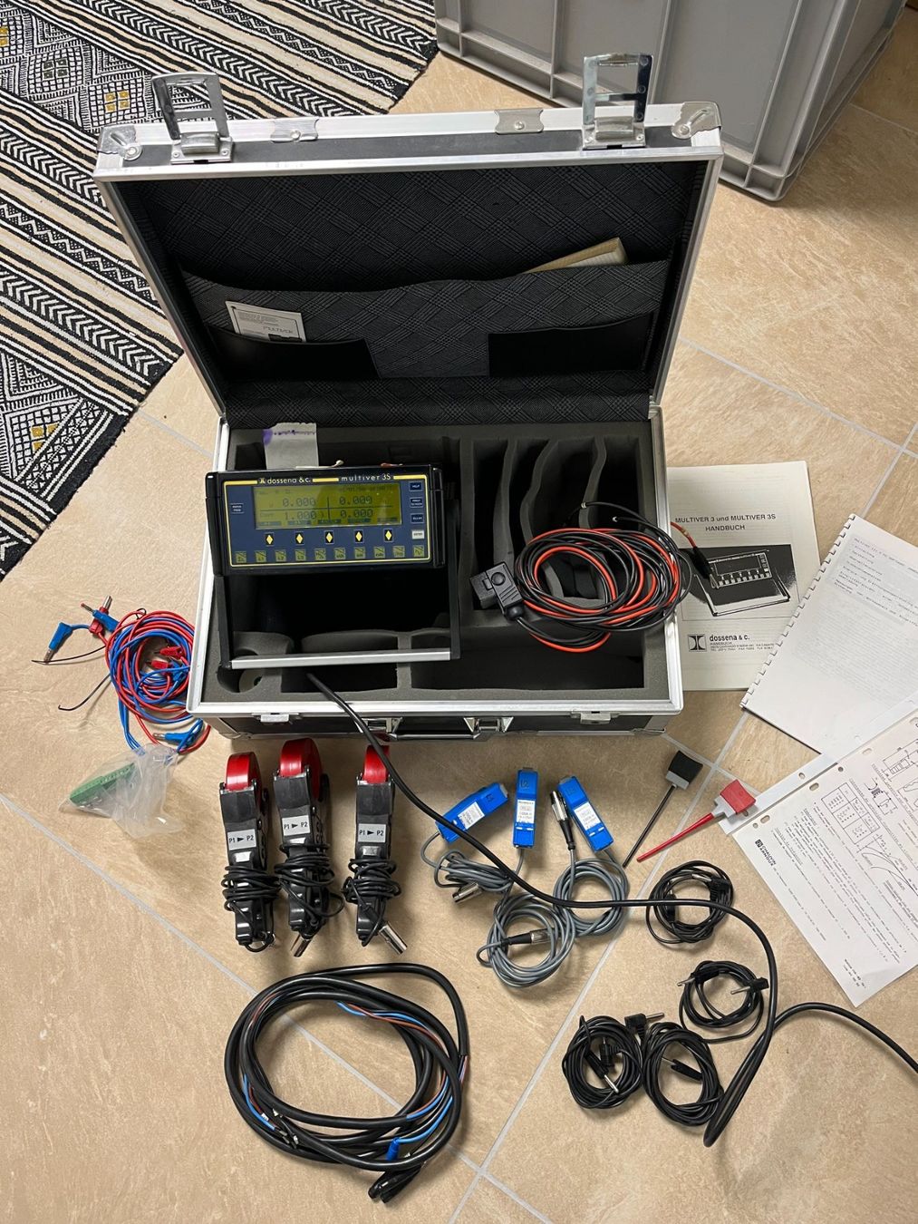 Misurare: Elektro-Starkstrom-Netzwerk-Analysator DOSSENA Multiver3S – Usato da Mumpf venduto da dadaboygugu