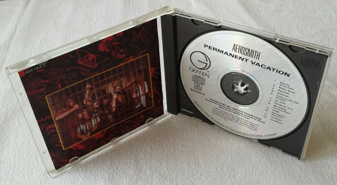 CDs: Aerosmith – Permanent Vacation - CD - 1987 - Geffen Records – D'occasion à Uster par Zardodel 3