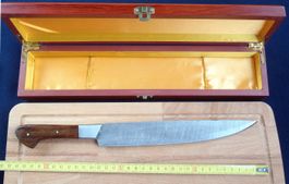 Damast-Stahl  Kochmesser, Chefmesser 33cm in schicker Box