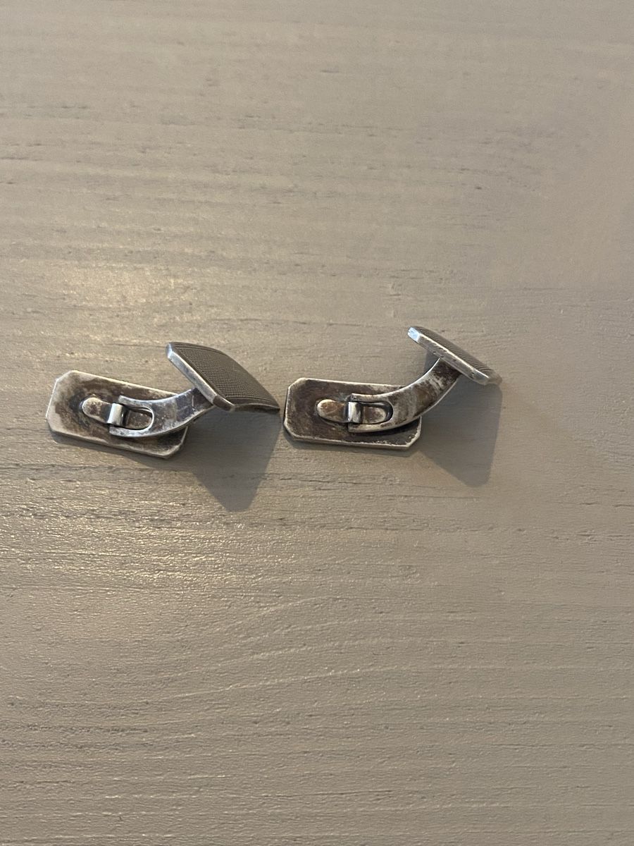 Boutons de manchette: Vintage Manschettenknöpfe 800 Silber  – D'occasion à Birr par Vintage-Liebhaber 7