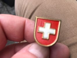 Uraltes Abzeichen 1. August ca. 100 Jahre alt - 1.—