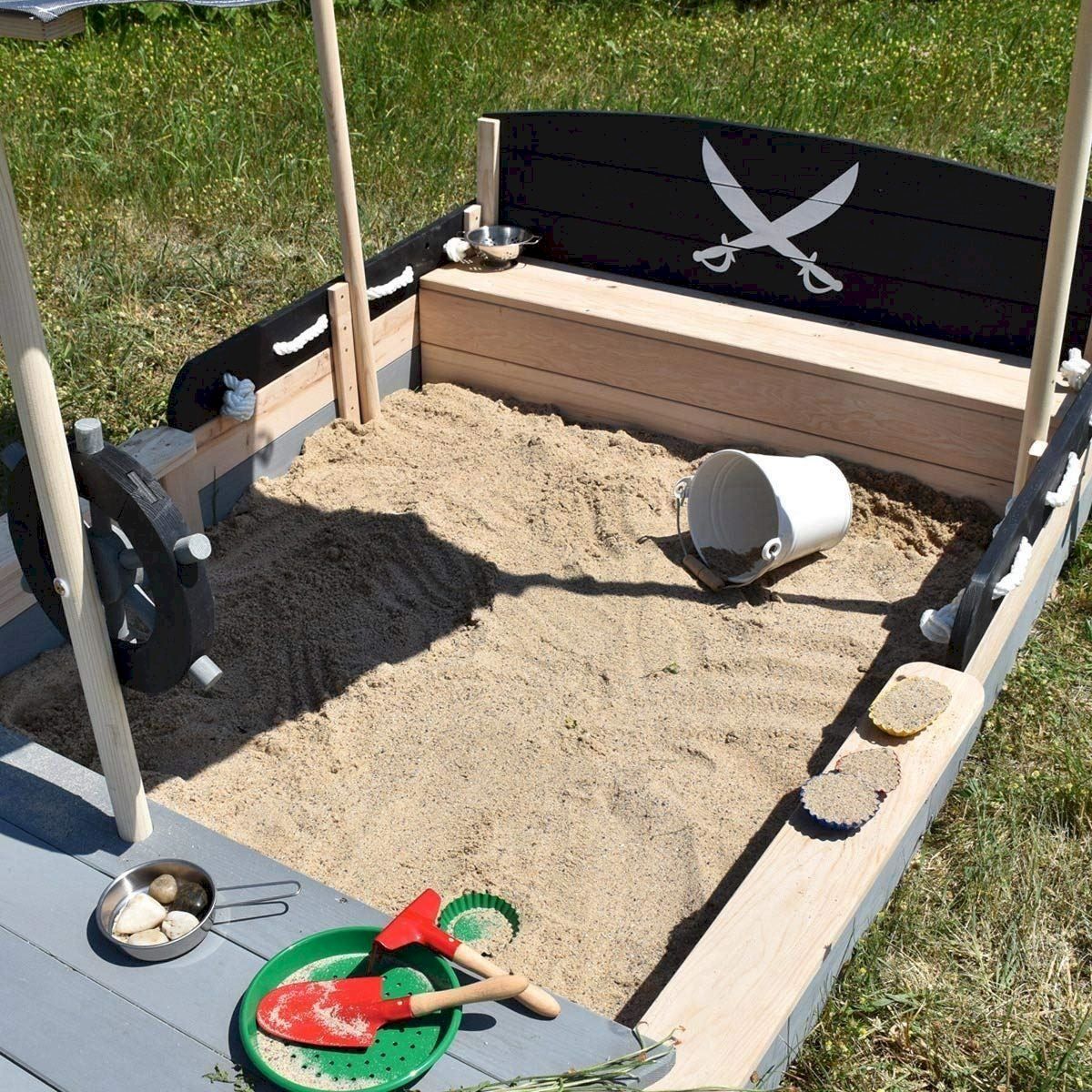 Sabbiera per bambini: Sun Sandkasten Boot Pirat – Nuovo e nell'imballaggio originale da Bottighofen venduto da zaap 2