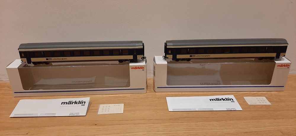 Märklin 4218 und Märklin 4219 BLS Personenwagen | Kaufen auf Ricardo