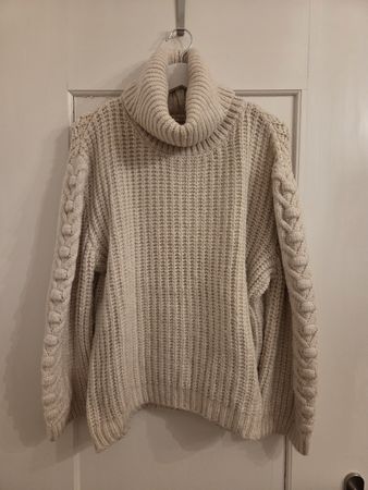 MANGO Casual Grobstrickpullover Gr. M Oversize