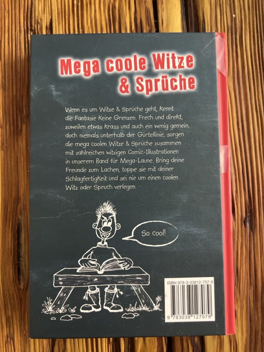 Libri: Mega coole Witze & Sprüche Buch Comic Kids – Usato da Umiken venduto da mar_p7n9 1