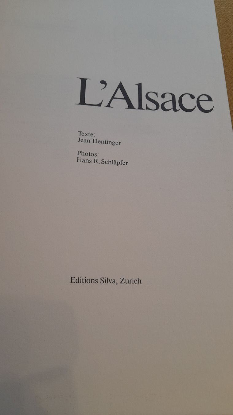 Libri: Alsace - livre ed Silva 1987 – Usato da Lugano venduto da ann_5w7n 1