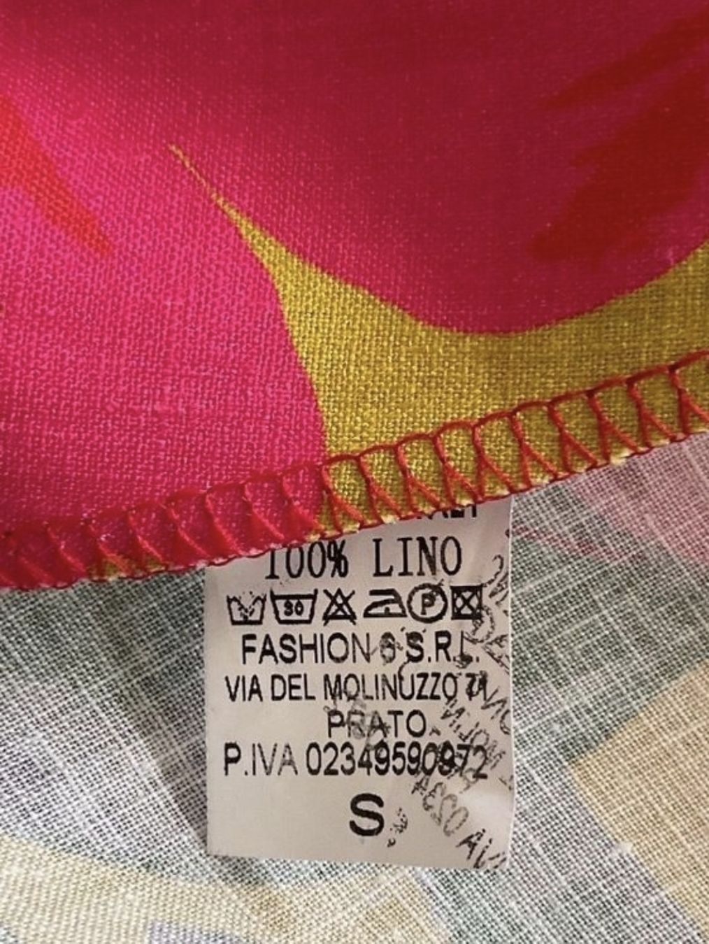 Giacche: Blazer fleuri en lin taille S – Usato da Lausanne venduto da Cognitia 3