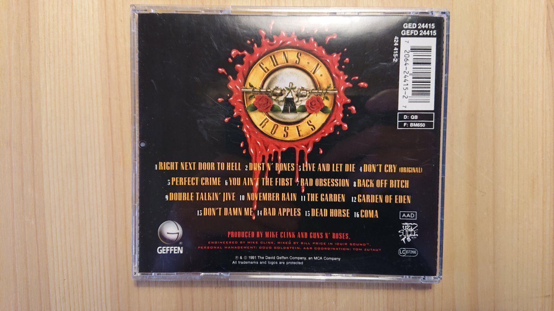 CD: Guns n Roses - Use Your Illusion 1 – Usato da Bönigen venduto da Mis1513 2