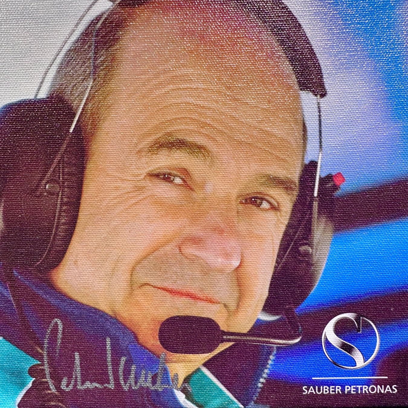 Autografi: Peter Sauber ¦ Originalunterschrift ¦ Kunstdruck ¦ Leinwand – Nuovo (secondo la descrizione) da Bäretswil venduto da Petrolhead2005