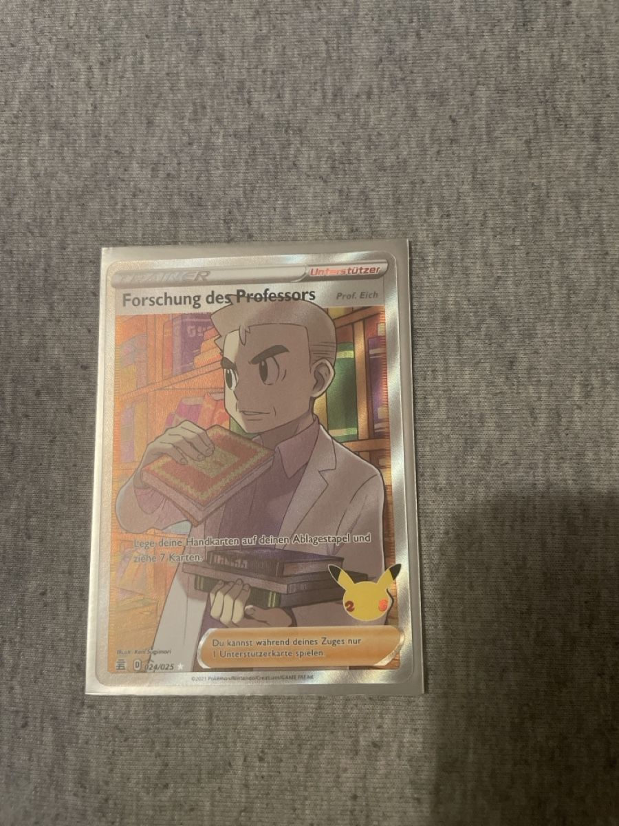 Pokémon Carte collezionabili: Forschung des Professors Celebrations – Nuovo (secondo la descrizione) da Flawil venduto da Duft-Alchemist