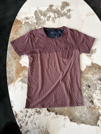 Herren T-Shirt Weinrot