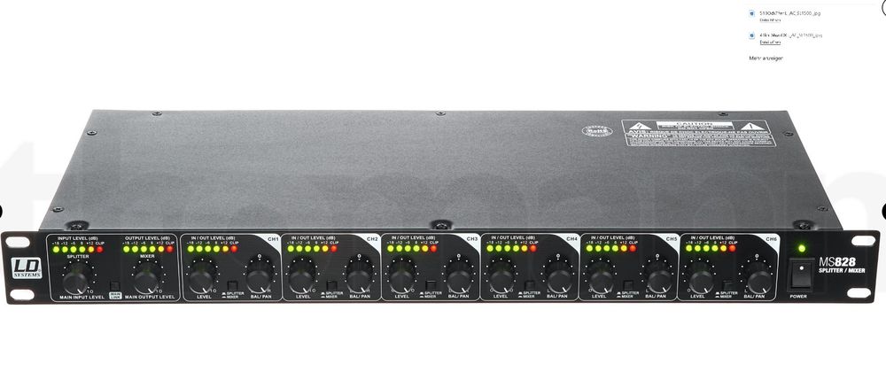 LD Systems MS828 Splitter/Mixer – Top Zustand! (Gebraucht) in ...