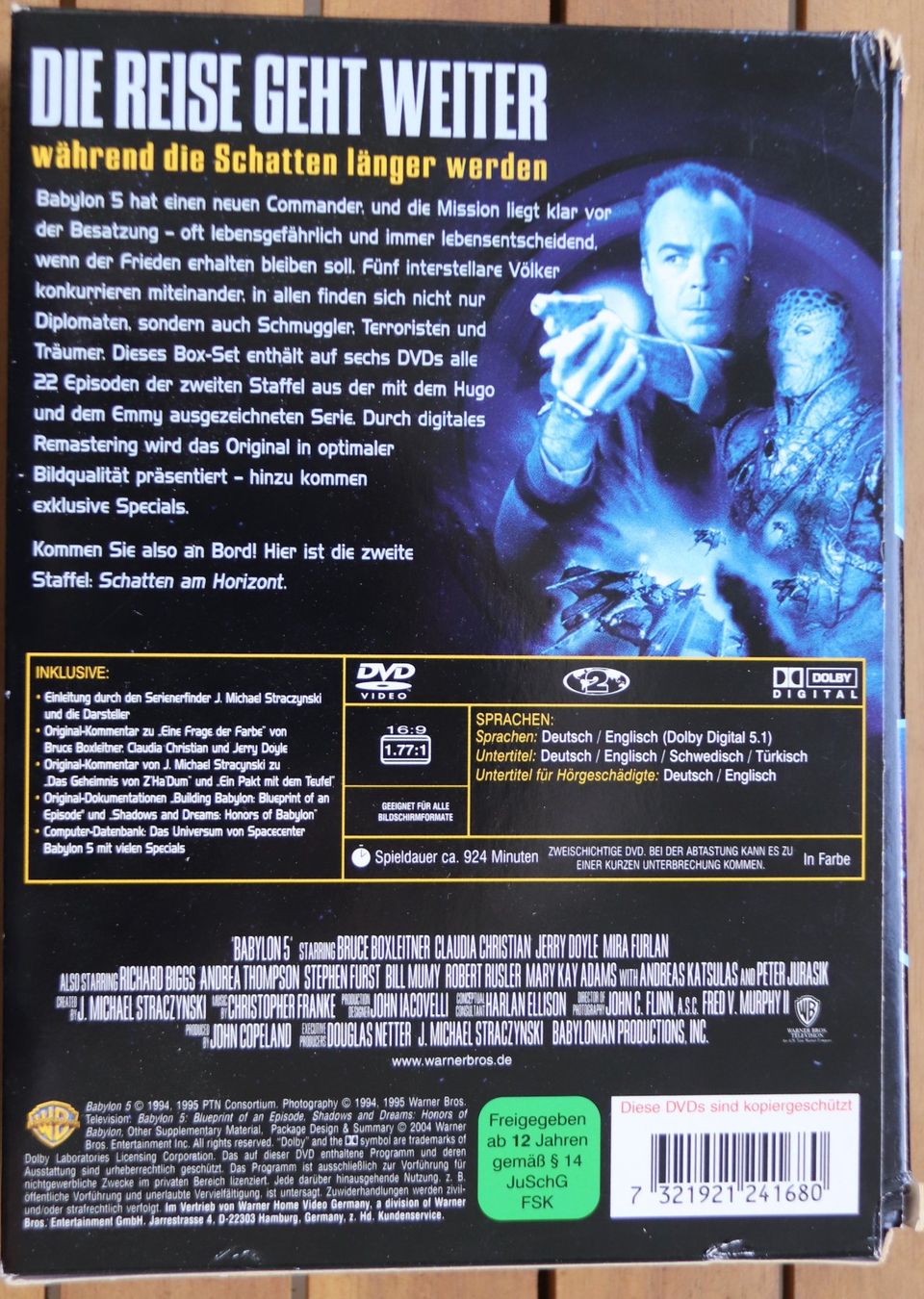 Alle DVDs: Spacecenter Babylon 5 Staffel 2 – Gebraucht aus Glattfelden von Sirax 1