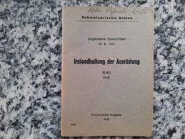 Instandhaltung der Ausrüstung