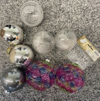 Weihnachtsbaumkugeln Set: Glas, Federn, Sterne - Top!
