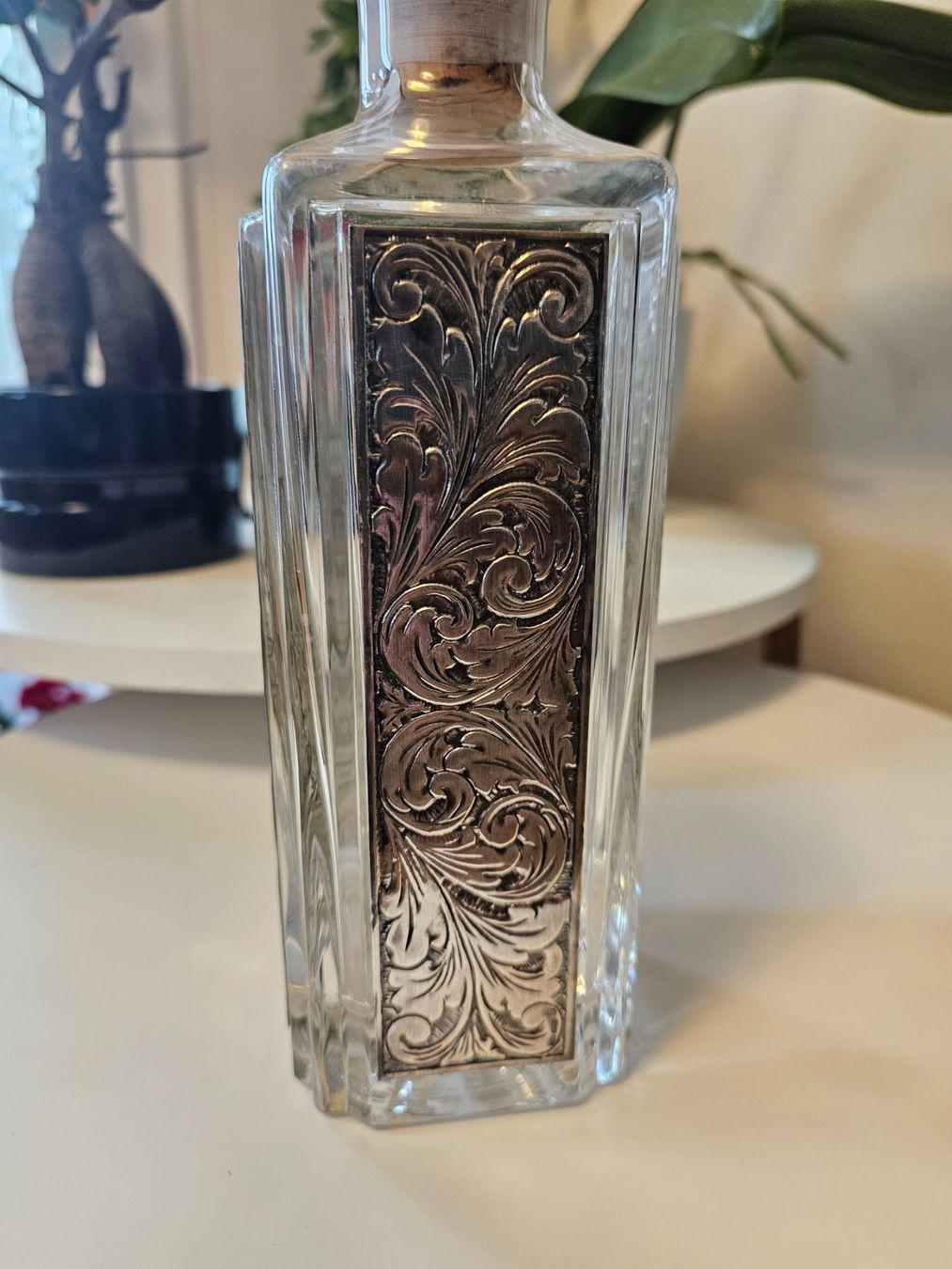 Caraffe: Karaffe mit Sterling Silber Deko – Usato da Laufen venduto da noosfer 5