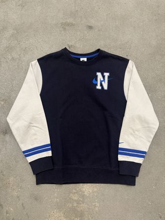 Sweat-shirt Nike bleu marine et blanc taille M