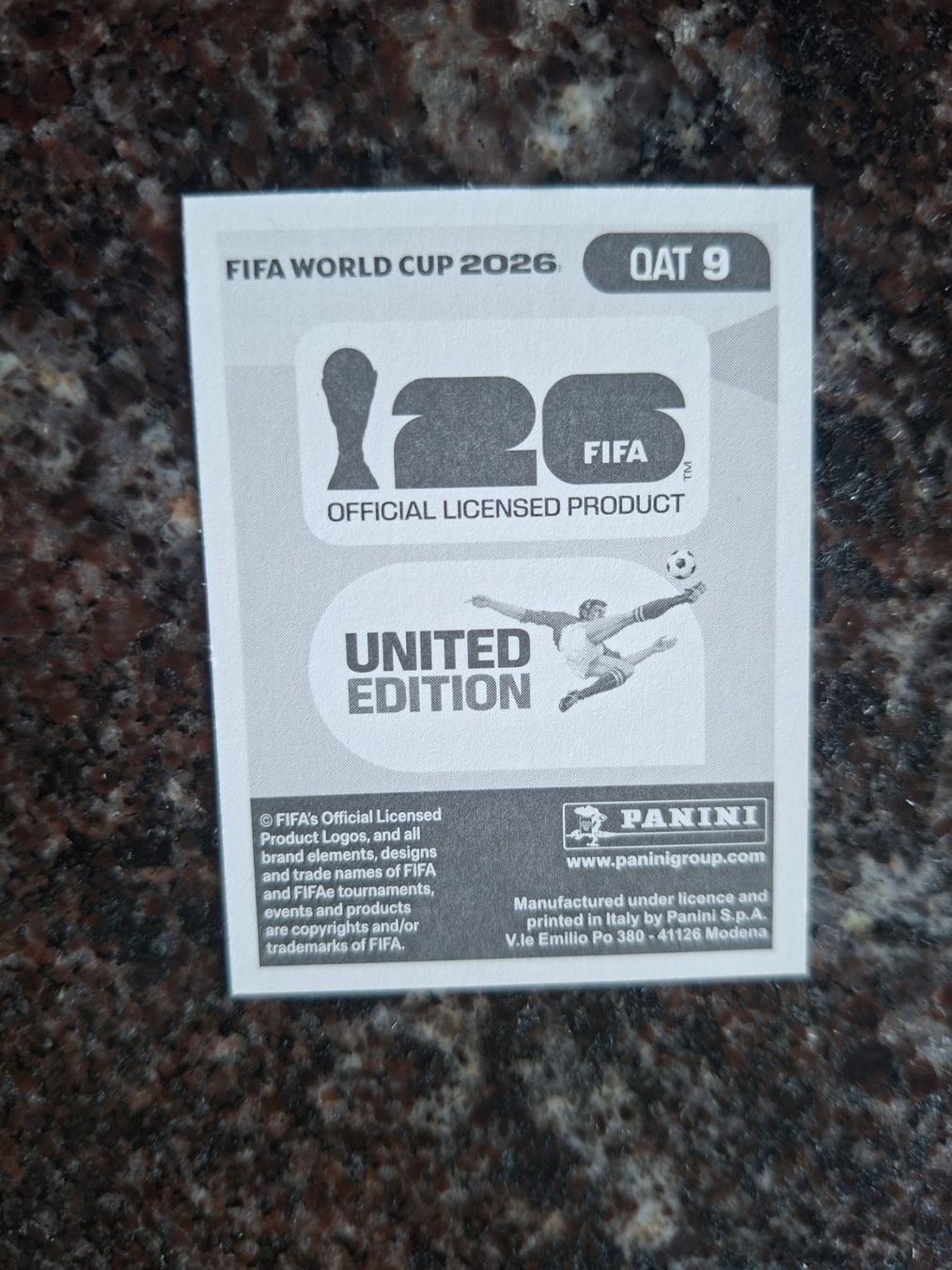 Panini Carte collezionabili: FIFA WM 2026 Mohammed Mannai QAT 9 – Nuovo (secondo la descrizione) da Erlinsbach venduto da pfunky 1