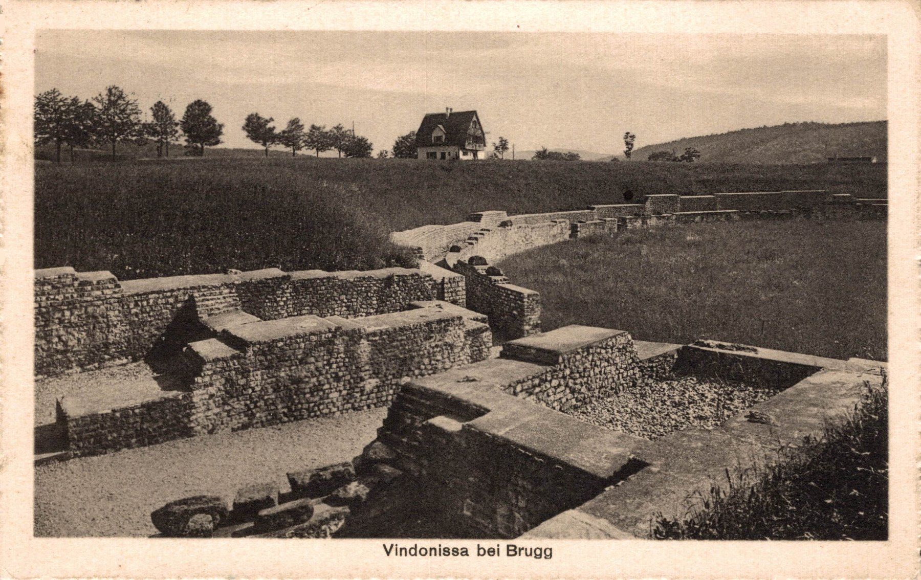 Ansichtskarten: Vindonissa bei Brugg – Gebraucht aus Bronschhofen von Astore