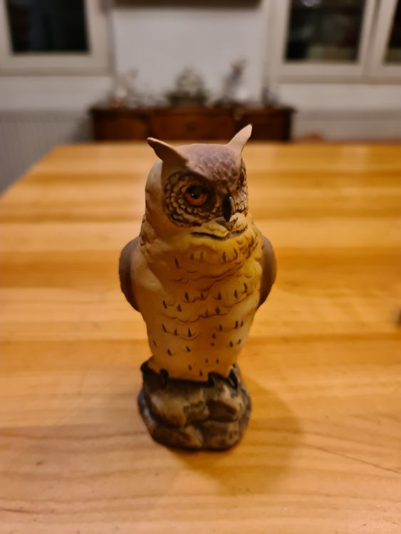 Egan Figur Eule Goofo 116 – Handbemalte Keramik-Dekofigur