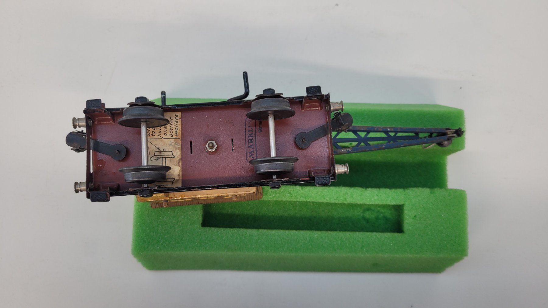 Märklin Modellini di ferrovie: Spur 0, Märklin Kranwagen – Usato da Büsserach venduto da ModellbahnDepot 6