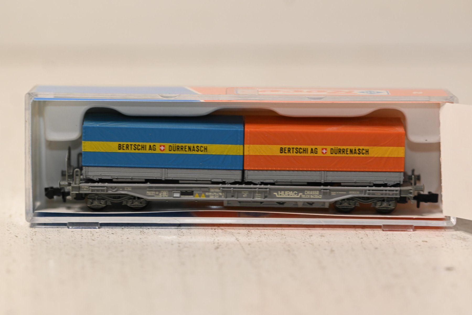Roco Modellini di ferrovie: HUPAC Bertschi Roco Spur N mit OVP – Usato da Laupen ZH venduto da Zmoewe