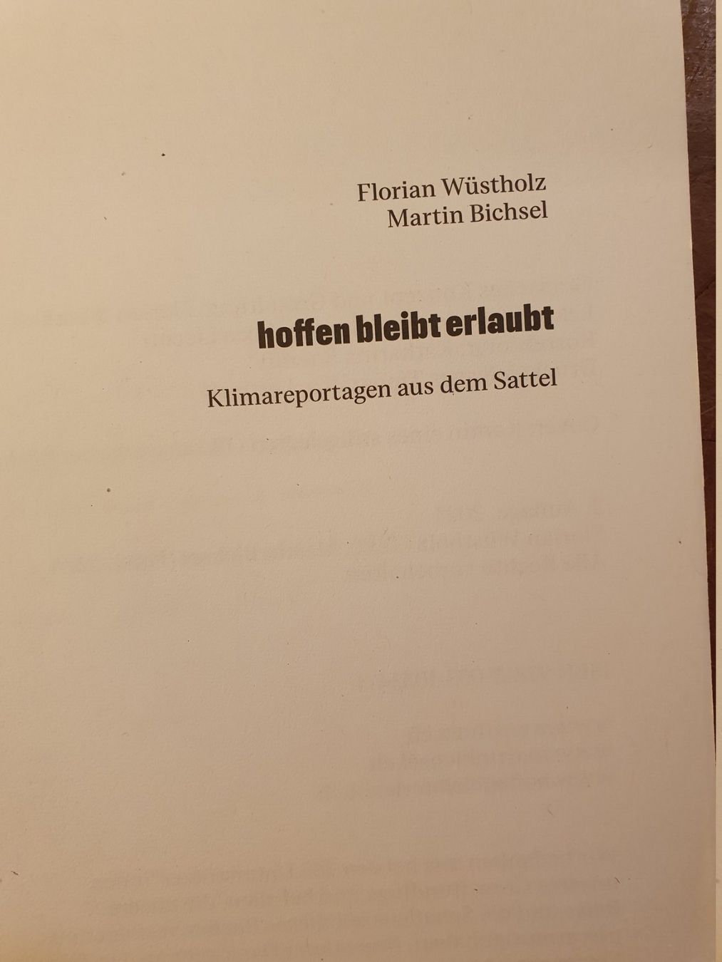 Libri: Hoffen bleibt erlaubt - Florian Wüstholz – Usato da Zürich venduto da loosebone 1