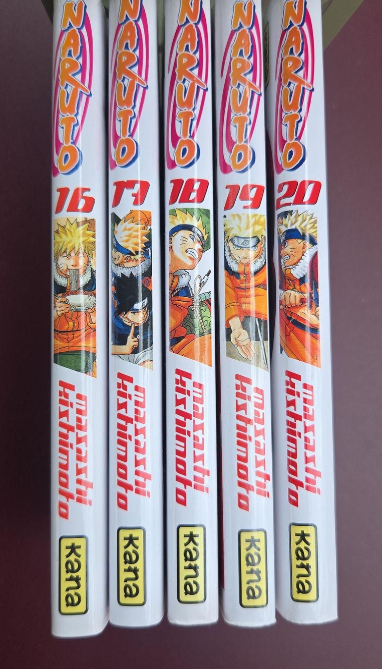 Comics: Manga Naruto Tomes 16-20, Masashi Kishimoto – Gebraucht aus Valeyres-sous-Rances von Untitled