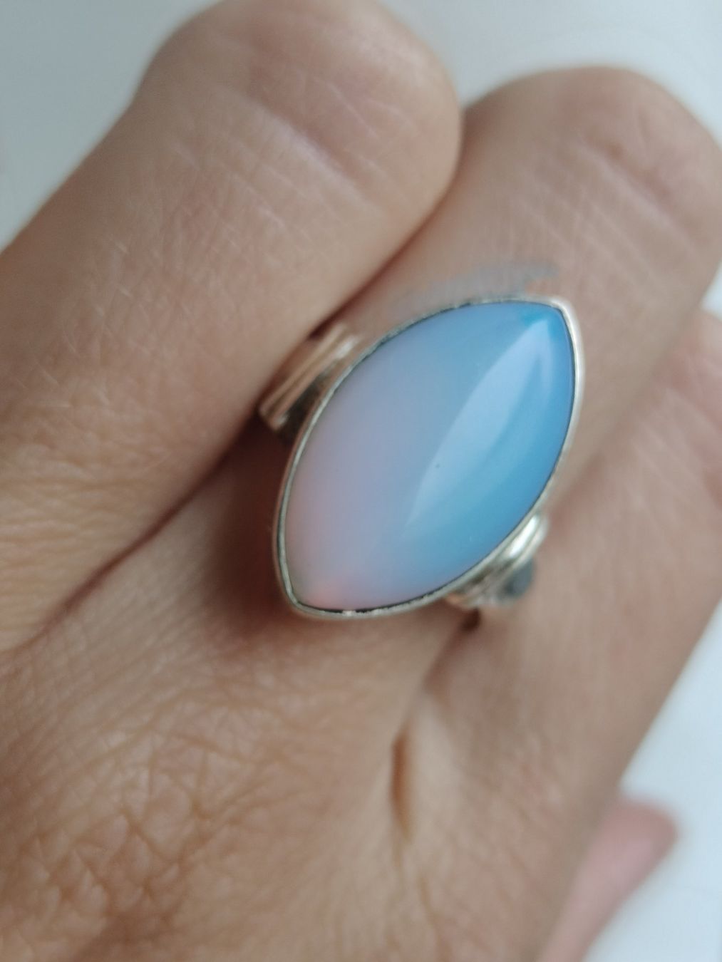 Anelli: Milky Opal Silber Ring 925 – Nuovo (secondo la descrizione) da Schwyz venduto da els_7cys 4