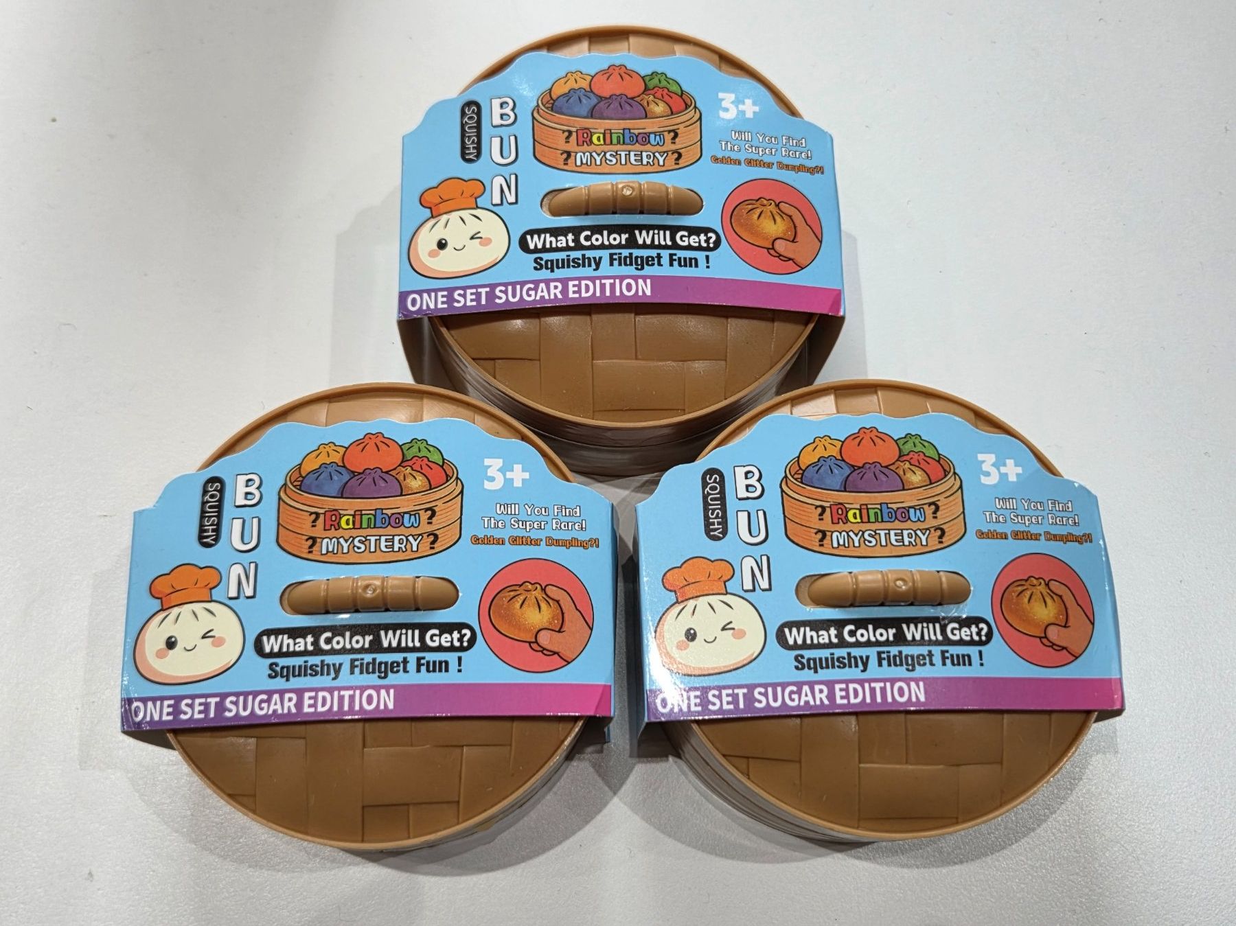 Squishmallows Spielzeuge: 3 x Squishy Buns – Neu (gemäss Beschreibung) aus Derendingen von CoolerBenutzername