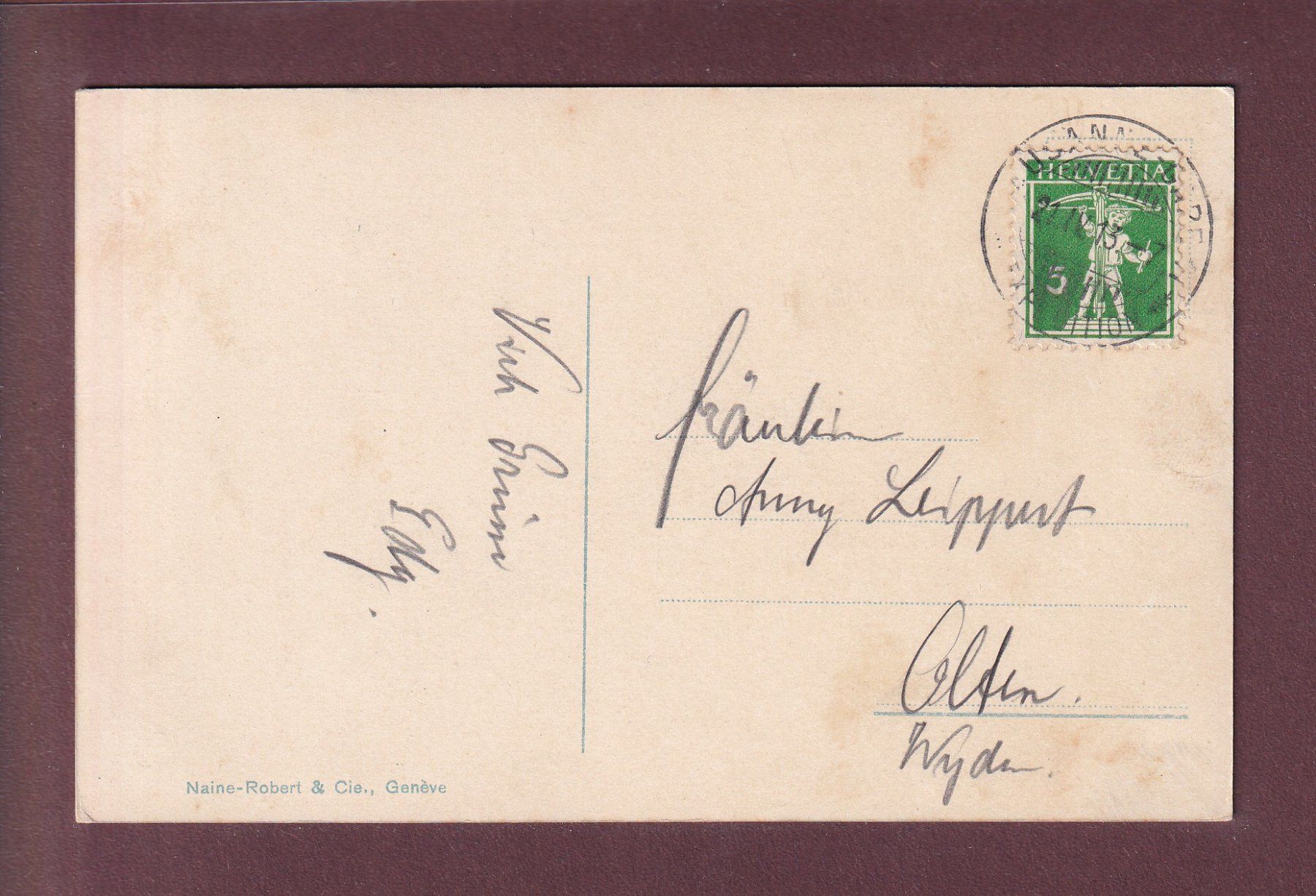 Cartoline postali: LAUSANNE - Cathédrale - 1913 – Usato da Pully venduto da nicecards 1