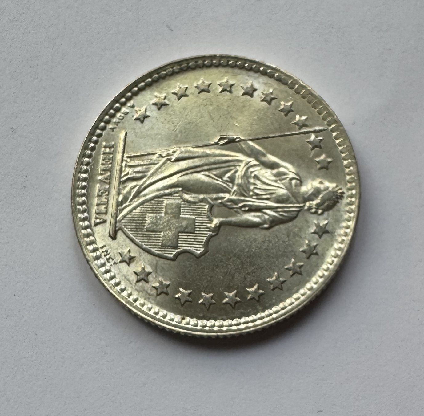 Alle Münzen: 1958 2 Franken unz/stgl – Neu (gemäss Beschreibung) aus Kirchberg SG von Helveticus00 2