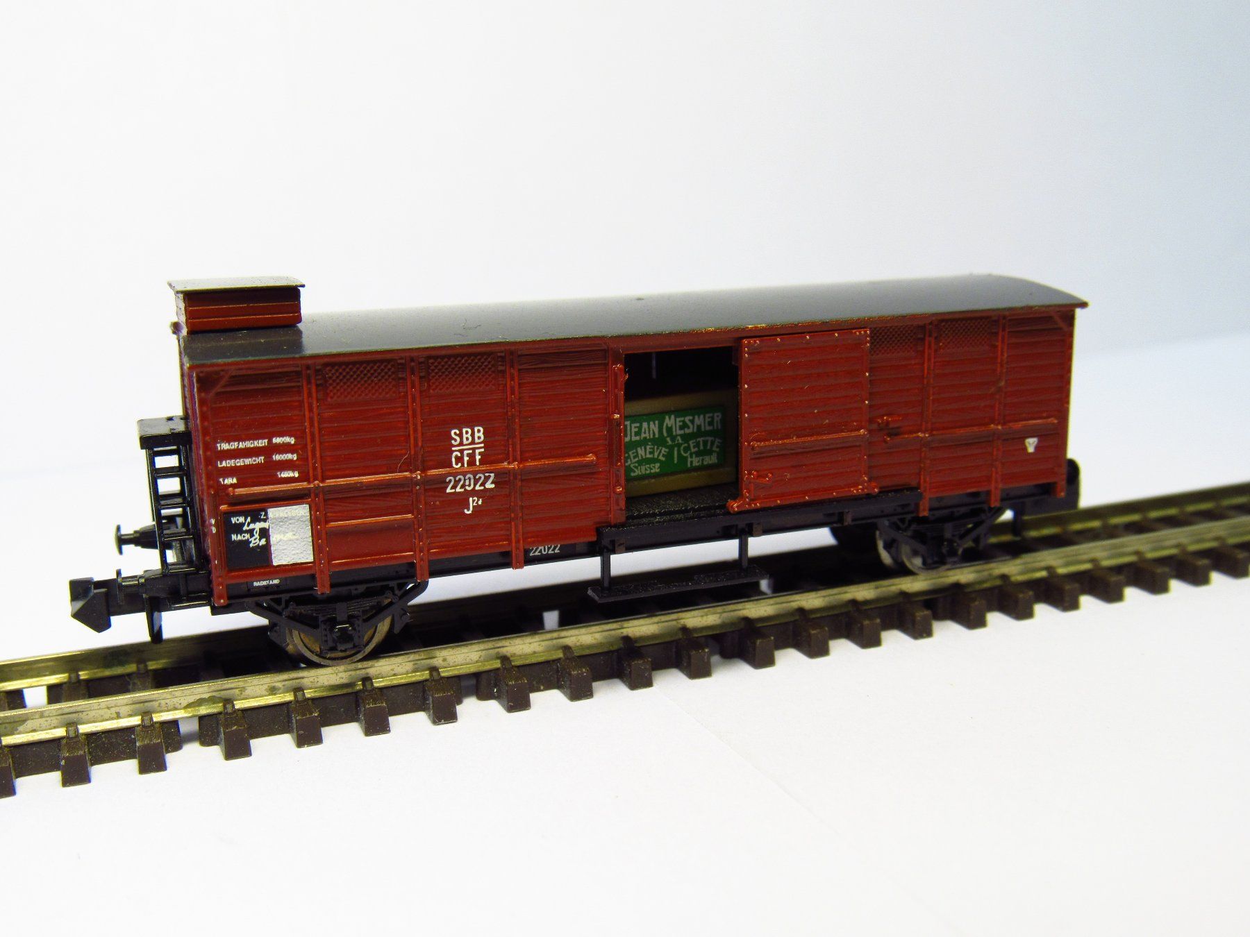 Modellini di ferrovie: Juretic Spur N SBB Güterwagen Typ J2d OVP – Nuovo (secondo la descrizione) da Langenthal venduto da pc-s1 3