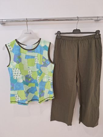 Cotton pajama set. Size S/M
