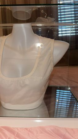 Damen Unterhemd Weiss Baumwolle Grösse S guter Zustand