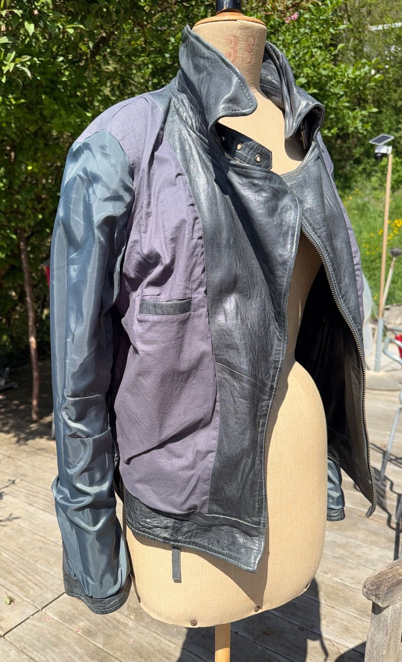 Jacken: Lederjacke Biker-Stil Anthrazit – Gebraucht aus Lostorf von Ka_schmi 5